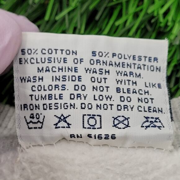 Vintage 90s Velva-Sheen RKD Sweatshirt Womens XL 24x24 Gray - Picture 7 of 12